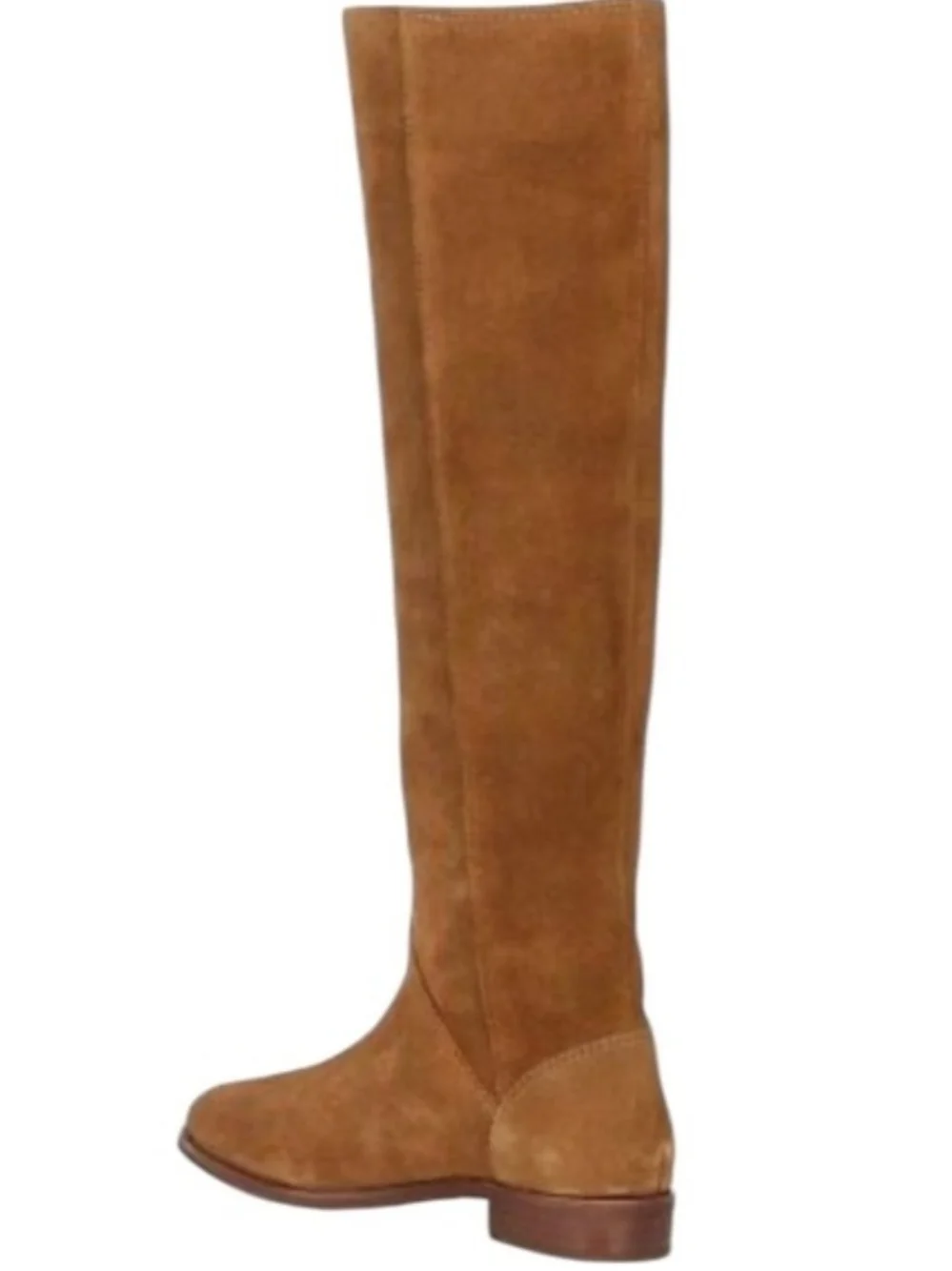 Gianni Bini Over-the-Knee Suede Boots in Tan
